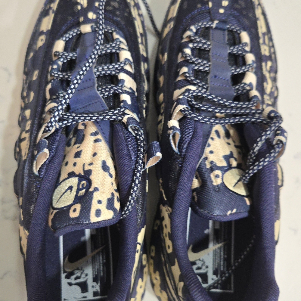 Nike Air Max 95 Men’s SZ.9 "Blackened Blue" Camo AV0765-400 New - Picture 9 of 16